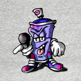 Spray Paint Can Man T-Shirt